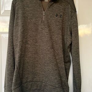 Under Armour Charcoal Heather Quarter-Zip Top